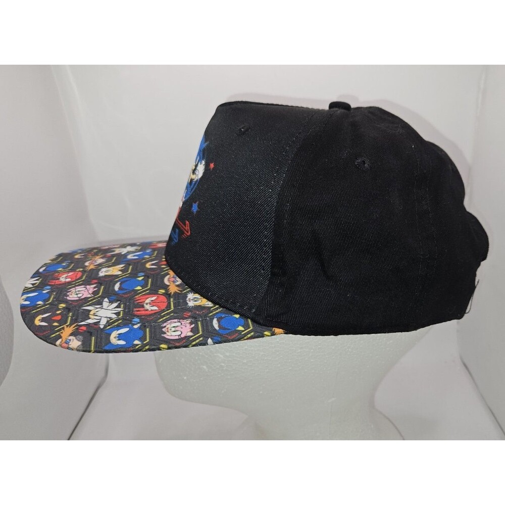 Sonic The Hedgehog Boys Youth Flat Bill Baseball Cap Snapback Gamer Hat Clean - Picture 3 of 7